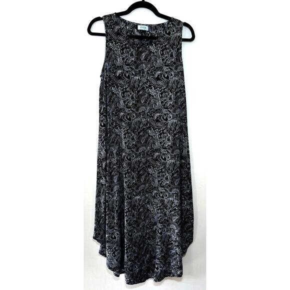 River Floral Pattern Midi Dress  Size S Laganlook Boho Hippie - Picture 1 of 10